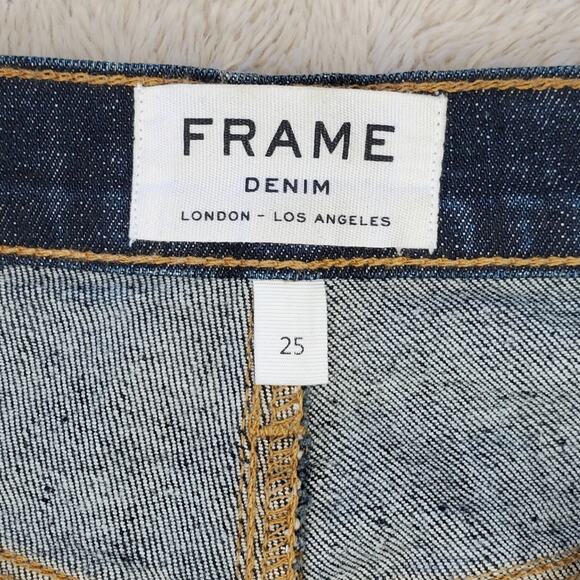 FRAME Le Staggered Denim Skirt 25 / 0 - Picture 4 of 6